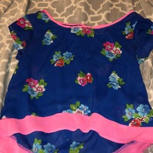 flower Hollister shirt